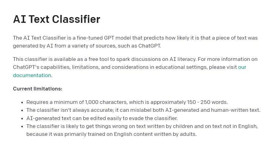 AI Text Classifier