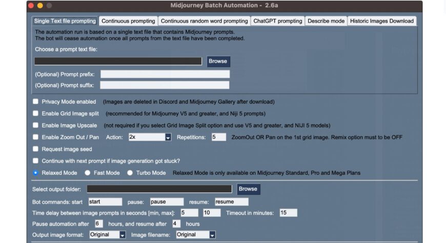 Midjourney Automation Bot